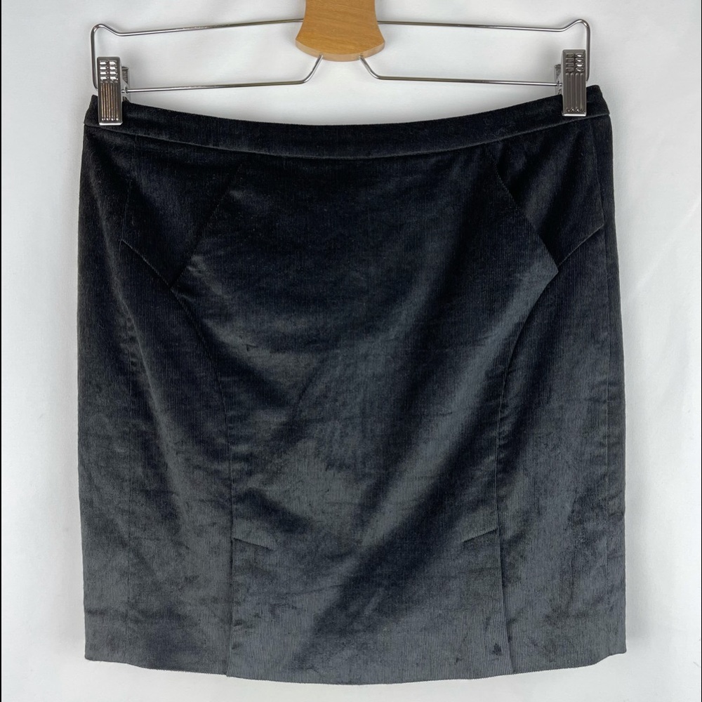Truth & Pride Black Corduroy Mini Skirt